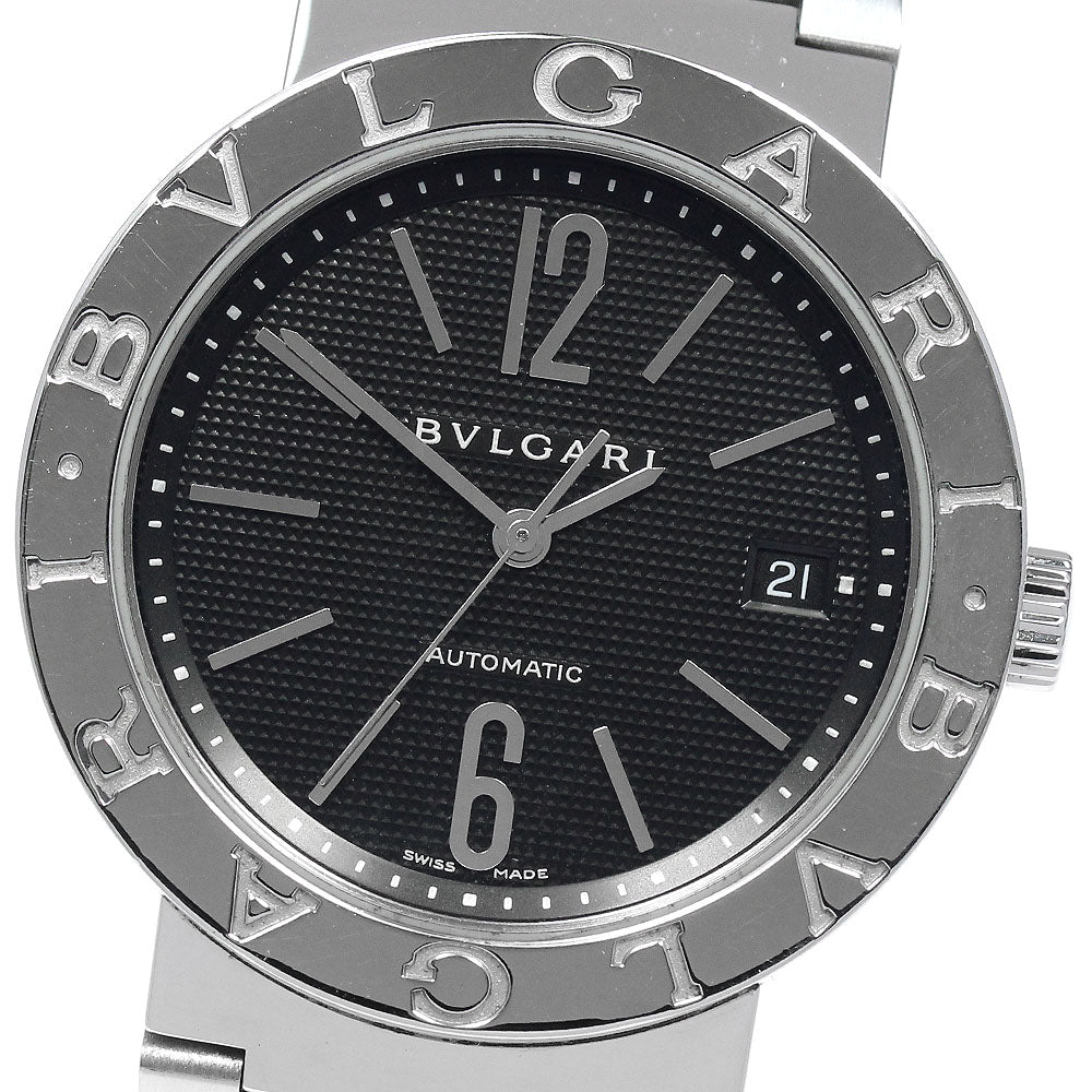 BVLGARI BVLGARIBVLGARI BB38SS Date Black Dial Automatic Men's Watch_861744