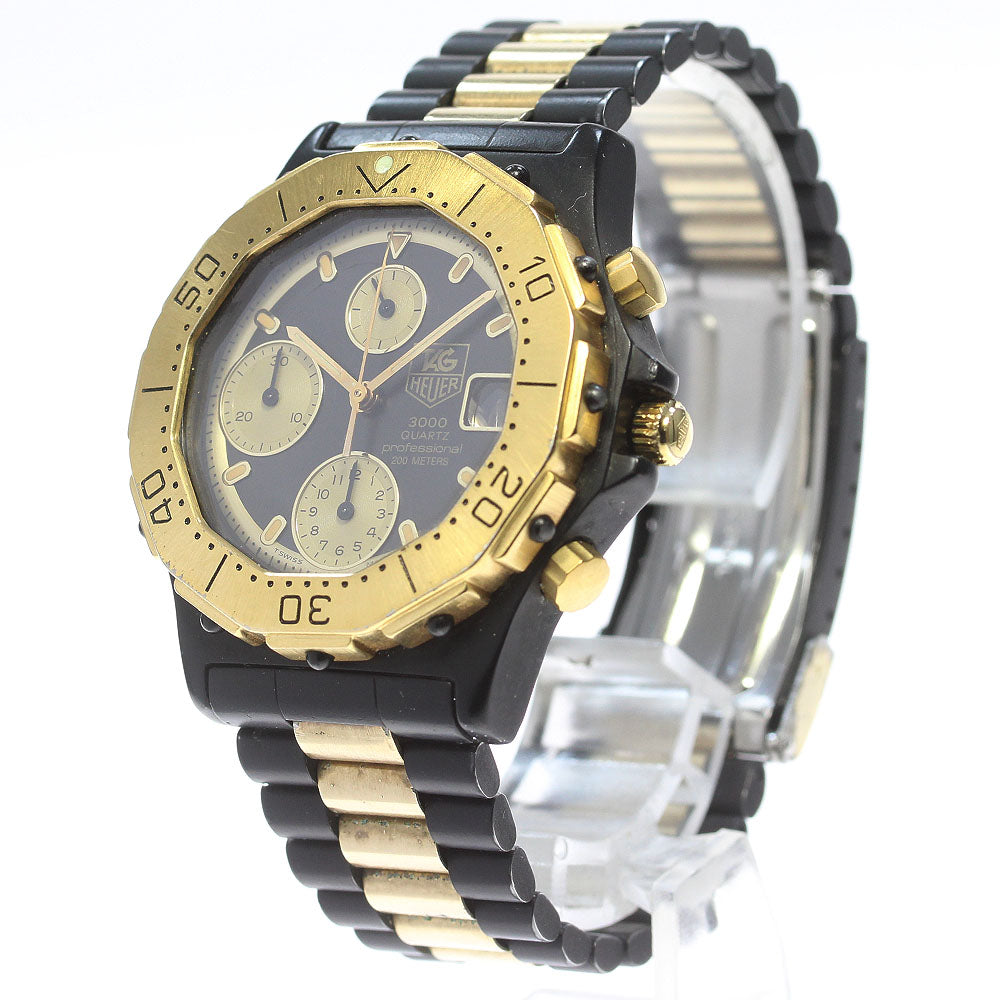 TAG HEUER 3000 series 236.006 Date black Dial Quartz Boy's Watch_861745