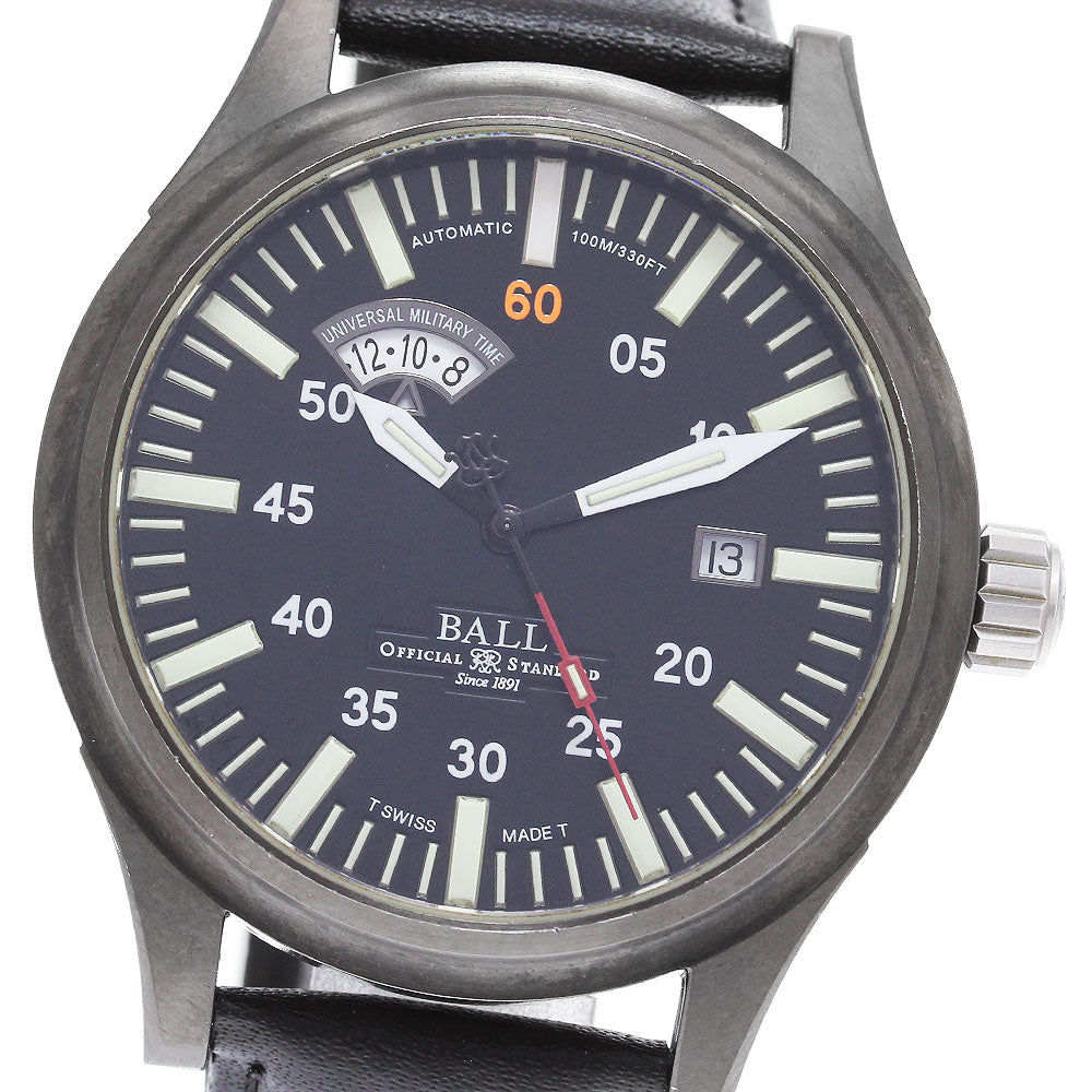 BALLWATCH Fireman Night Train NM1092C-L1B-BK Date Automatic Men's Watch_861758