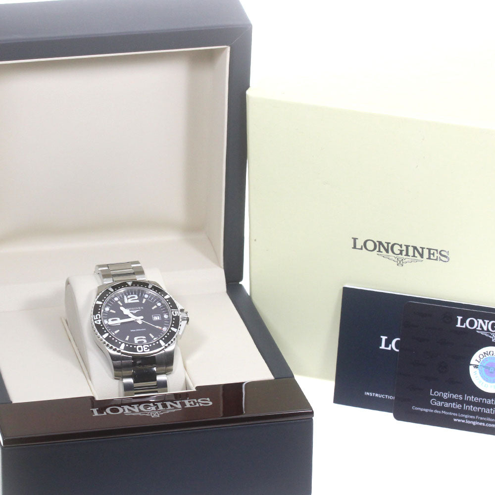 LONGINES Hydro Conquest L3.730.4 Date black Dial Quartz Men's Watch_861767