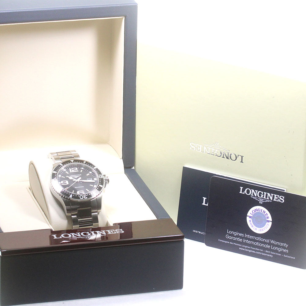 LONGINES Hydro Conquest L3.730.4 Date black Dial Quartz Men's Watch_861768
