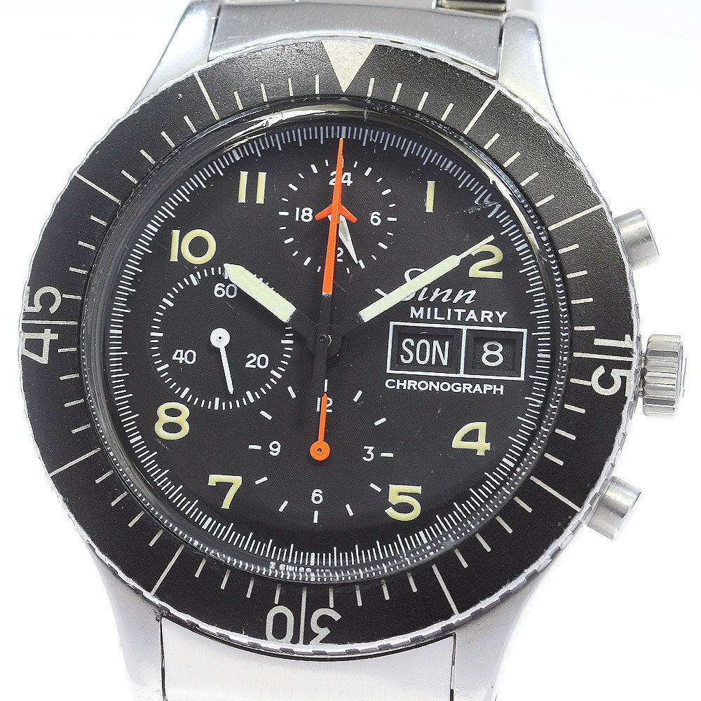 Sinn military pilot 156 Day-Date Chronograph Automatic Men's Watch_861776