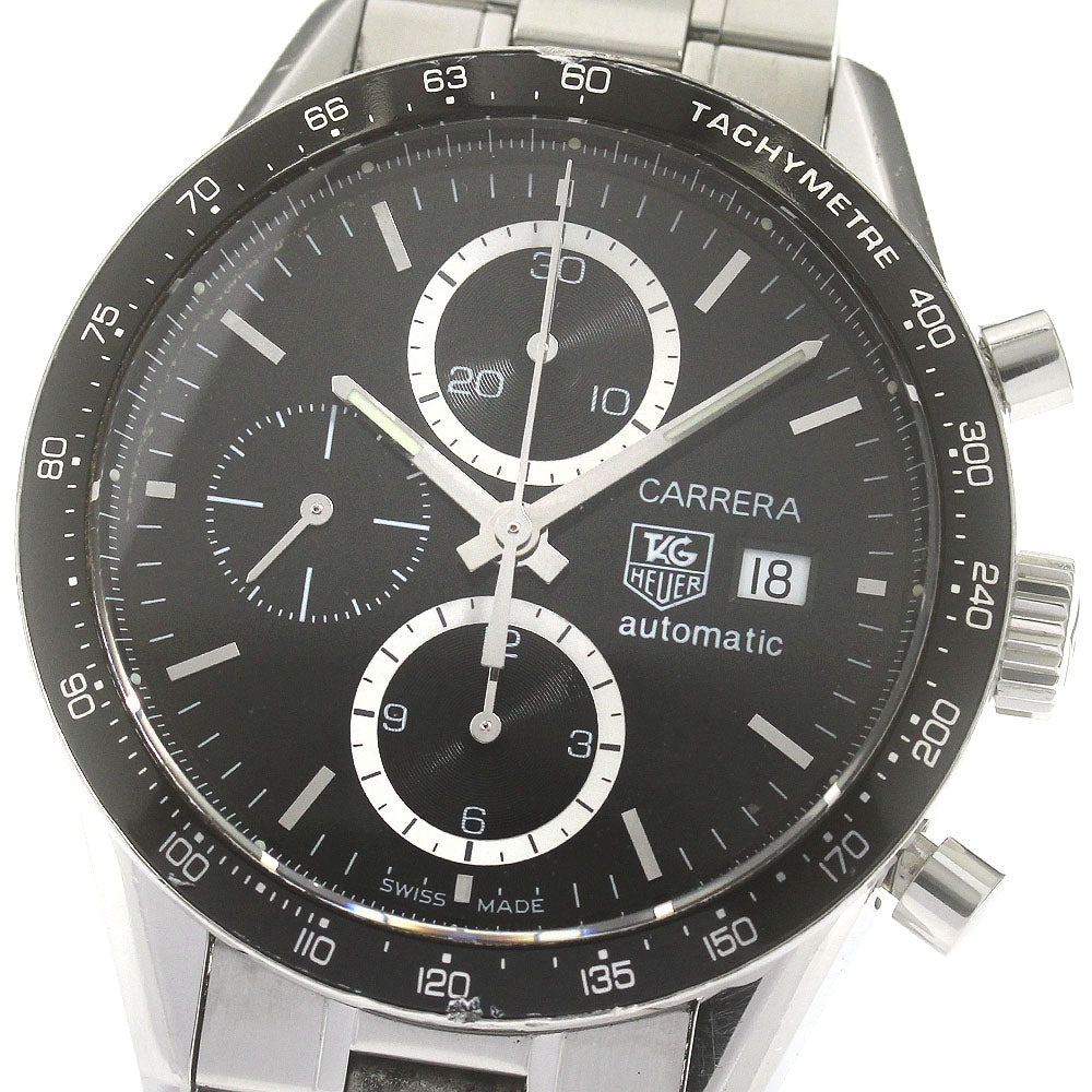 TAG HEUER Carrera CV2010-3 Chronograph black Dial Automatic Men's Watch_861782