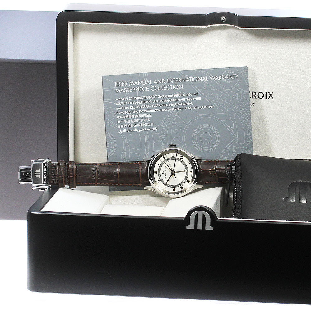 MAURICE LACROIX Masterpiece 5 hands MP6507-SS001-110-3 Automatic Men's _861783