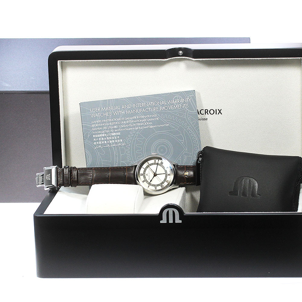 MAURICE LACROIX Masterpiece 5 hands MP6507-SS001-110-3 Automatic Men's _861784