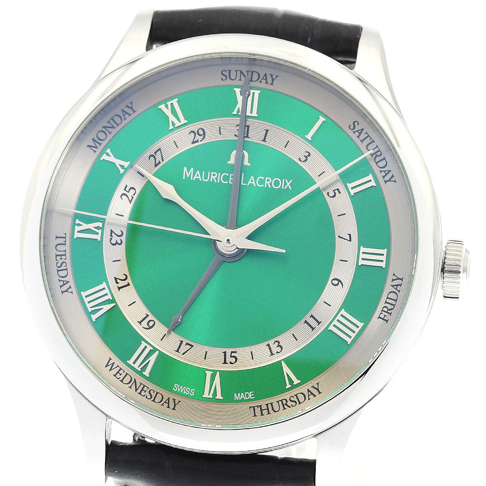 MAURICE LACROIX Masterpiece 5 hands MP6507-SS001-610-2 green Dial Automatic Men's Watch_861806
