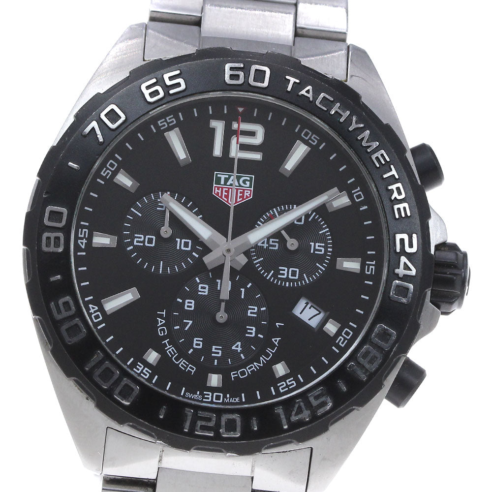 TAG HEUER Formula 1 CAZ1010 Chronograph black Dial Quartz Men's Watch_861830
