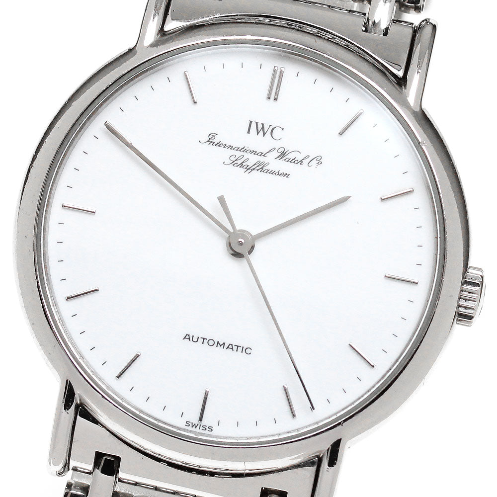 IWC SCHAFFHAUSEN Portofino IW351405 White Dial Automatic Men's Watch_861866
