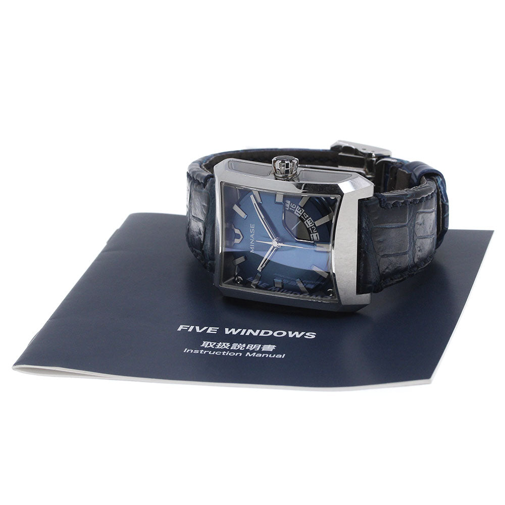 MINASE Five windows VM03-L02SD Date Blue Dial Automatic Men's Watch_861885