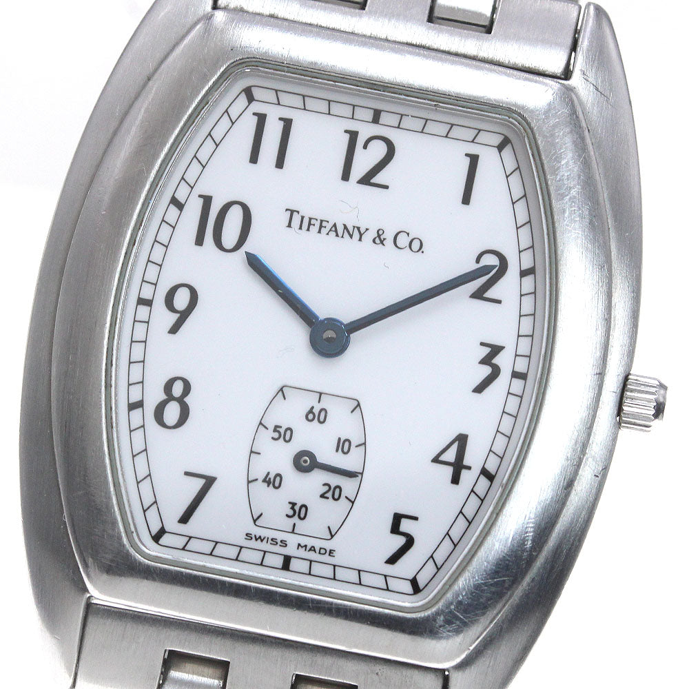 TIFFANY&Co. Classic Small seconds white Dial Quartz Men's Watch_861903