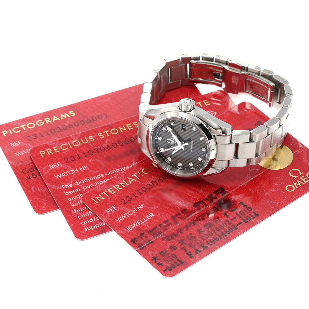 OMEGA Seamaster Aqua Terra 231.10.30.60.56.001 11P diamond Quartz Ladies_861924