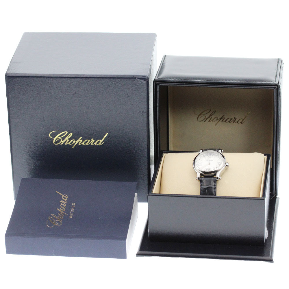 Chopard Happy sports 8573 5P diamond Silver Dial Automatic Ladies Watch_861941