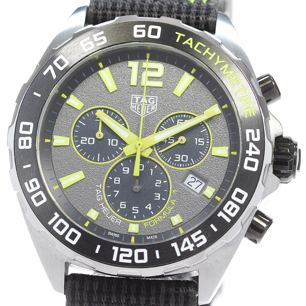 TAG HEUER Formula 1 CAZ101AG Chronograph Date gray Dial Quartz Men's_861946