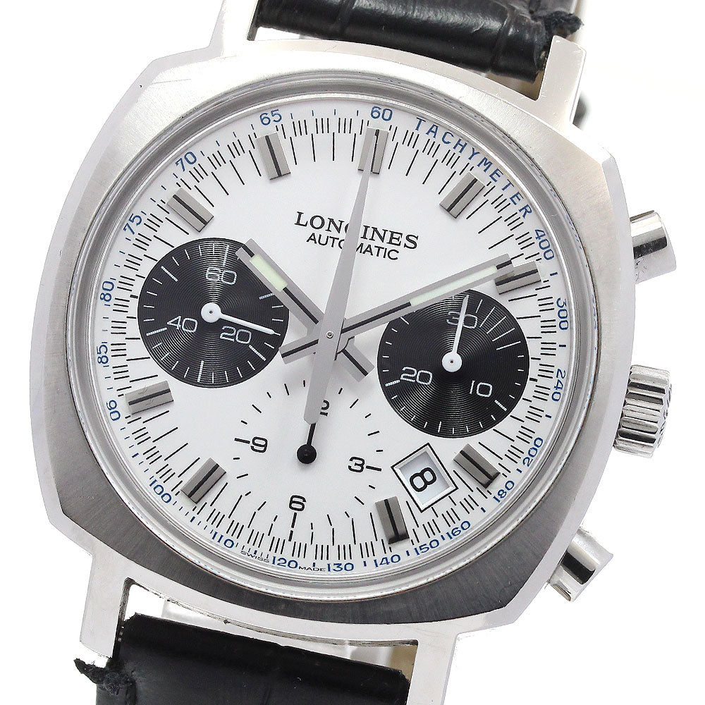 LONGINES Heritage 1973 Chronograph L2.791.4 white Dial Automatic Men's Watch_861953