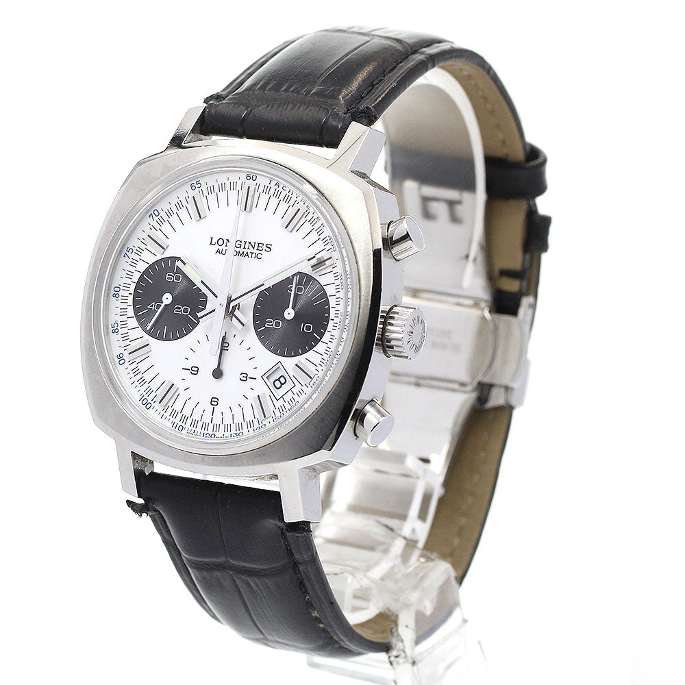 LONGINES Heritage 1973 Chronograph L2.791.4 white Dial Automatic Men's Watch_861953