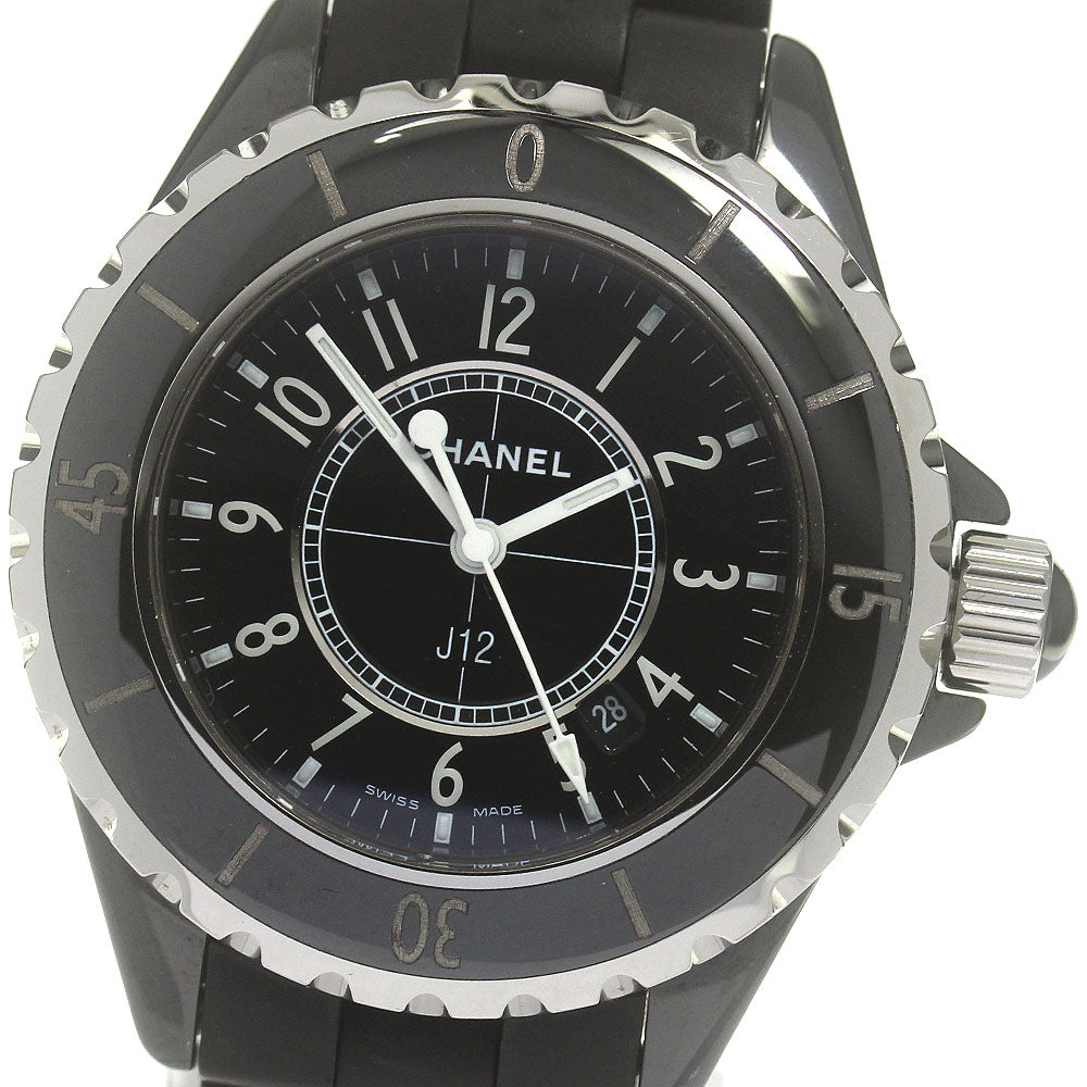 CHANEL J12 H0681 Black ceramic black Dial Quartz Ladies Watch_861985