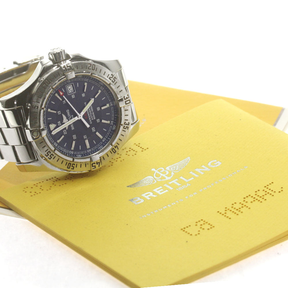 BREITLING Colt A17380 Date Navy Dial Automatic Men's Watch_861986