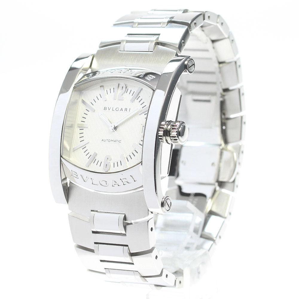 BVLGARI Assioma AA44S Date Ginza Limited Silver Dial Automatic Men's_861989