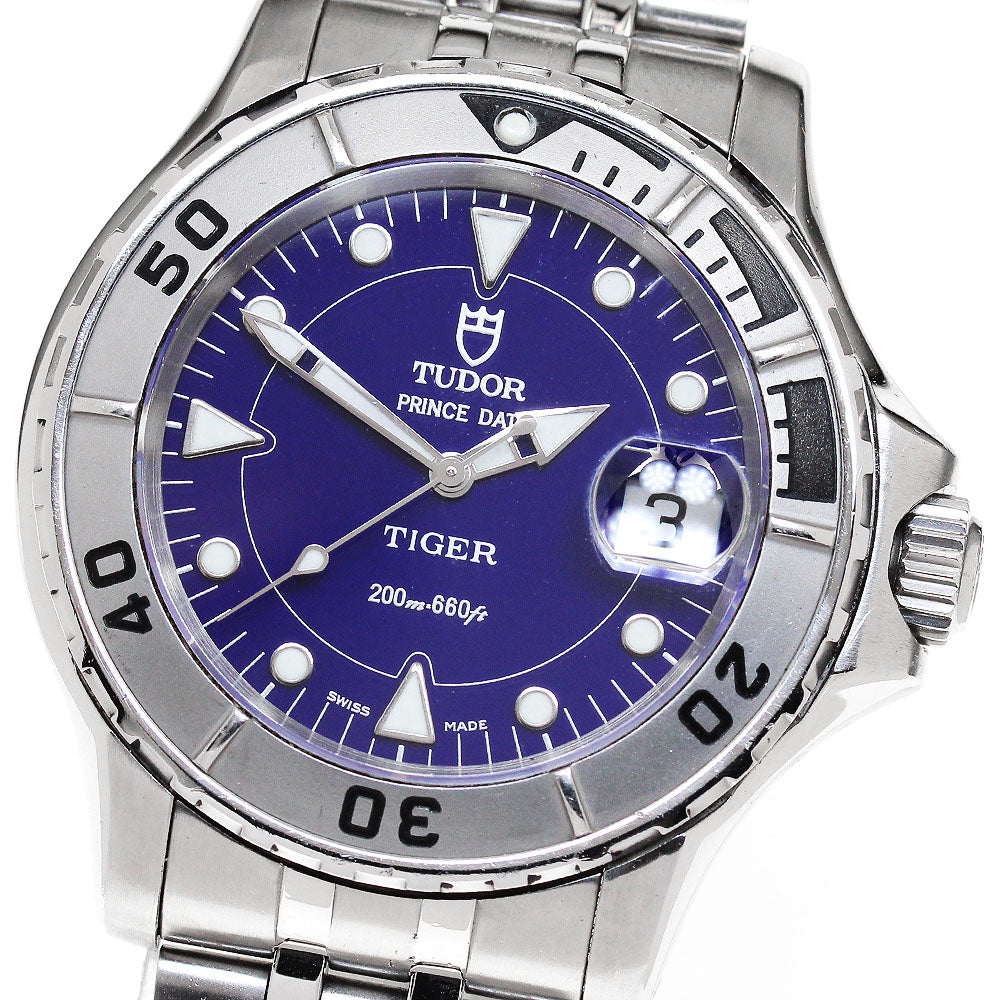 TUDOR Prince Date Tiger 89190 cal.2824-2 blue Dial Automatic Men's Watch_861990
