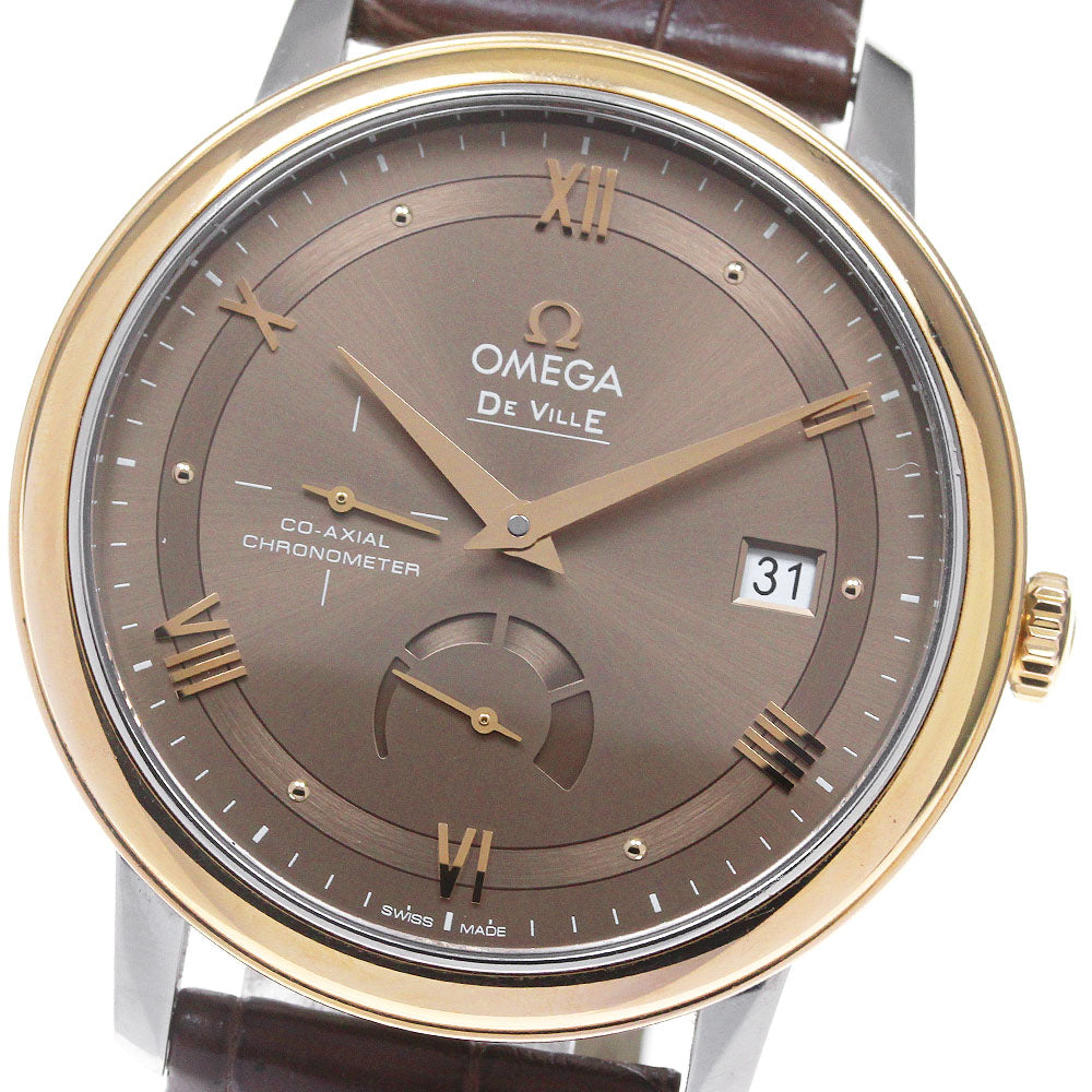OMEGA De Ville Prestige 424.23.40.21.13.001 Co-axial power reserve Brown Dial Automatic Men's Watch_862001