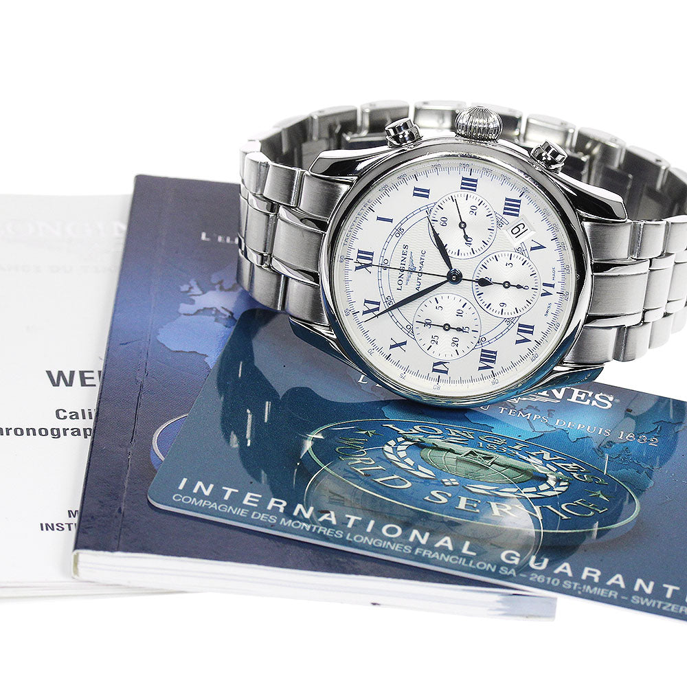 LONGINES Weams L2.622.4 Chronograph Silver Dial Automatic Men's Watch_862008