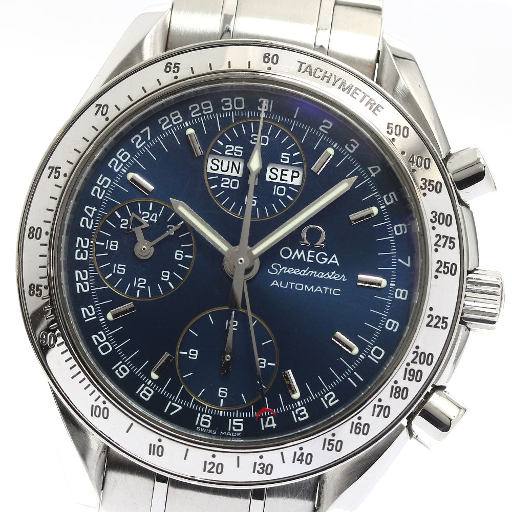 OMEGA Speedmaster 3523.80 Triple calendar Navy Dial Automatic Men's Watch_862013