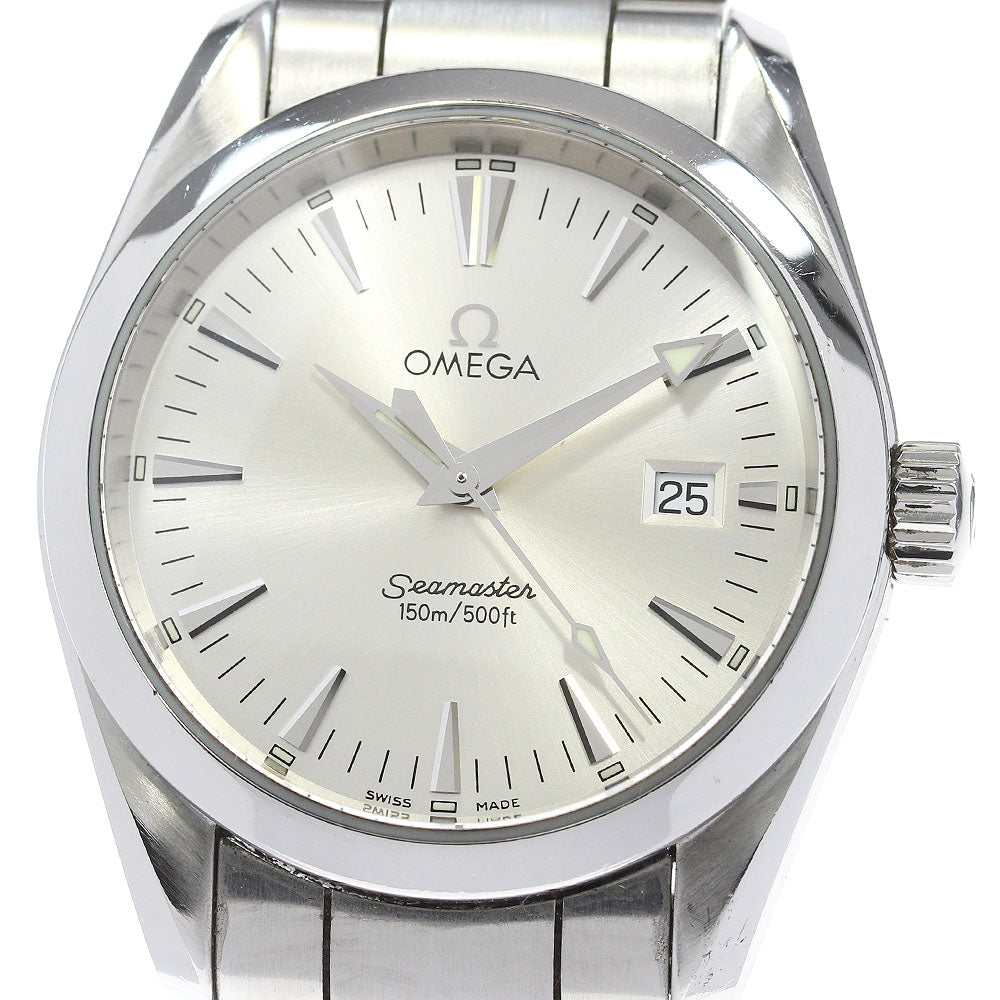 OMEGA Seamaster Aqua Terra 2518.30 Date Silver Dial Quartz Boy's Watch_862018