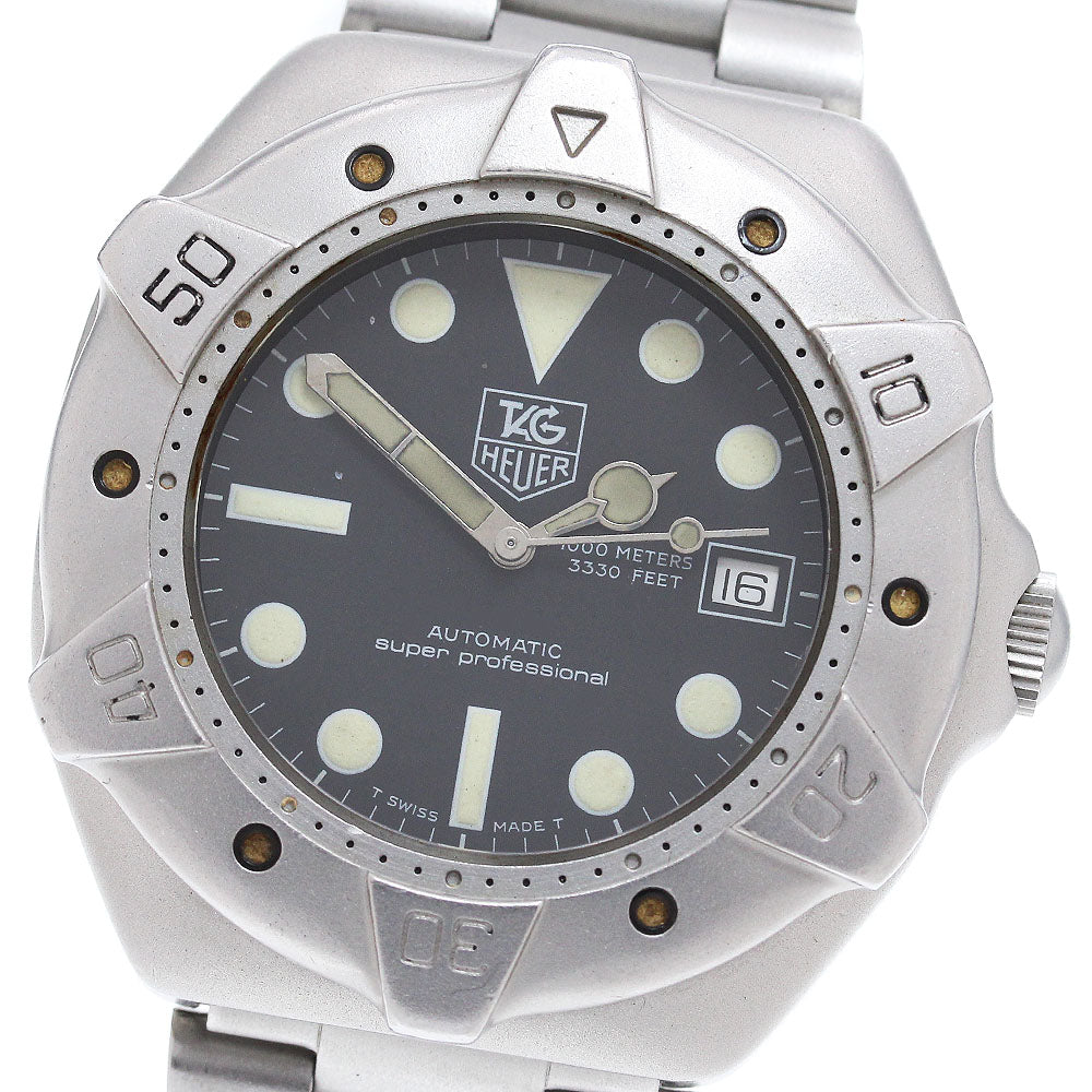 TAG HEUER Super professional 840.006 Black Dial Automatic Men's Watch_862044