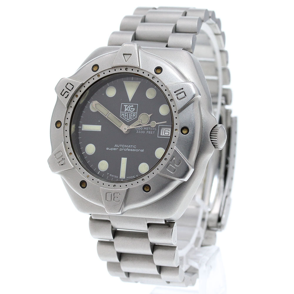 TAG HEUER Super professional 840.006 Black Dial Automatic Men's Watch_862044