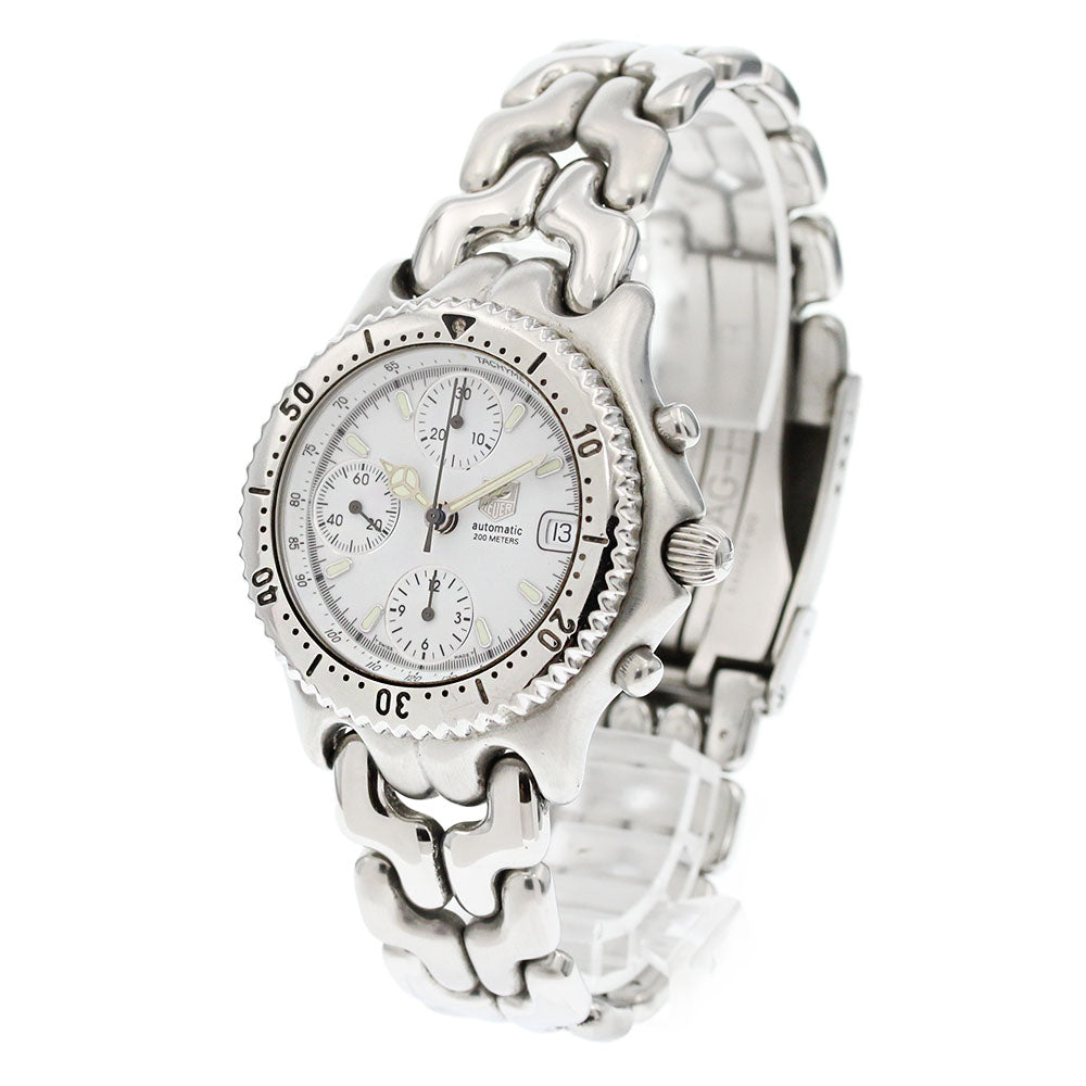 TAG HEUER S/el CG2110-R0 Chronograph white Dial Automatic Men's Watch_862049