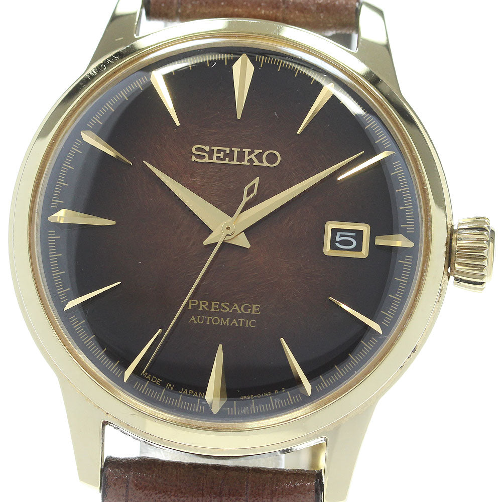 SEIKO Pureza SARY134/4R35-03M0 Limited to 8000 pieces Brown Dial Automatic Men's Watch_862056
