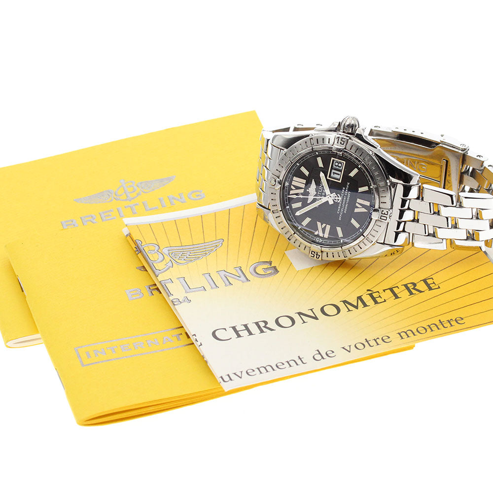 BREITLING galactic 41 cockpit A49350 Date black Dial Automatic Men's Watch_862067
