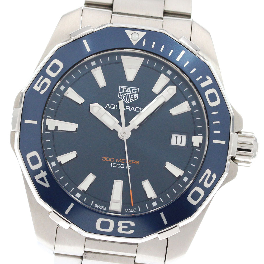 TAG HEUER Aqua racer WAY111C Date Navy Dial Quartz Men's Watch_862074