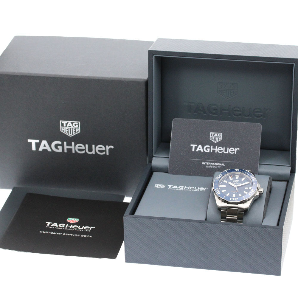 TAG HEUER Aqua racer WAY111C Date Navy Dial Quartz Men's Watch_862074
