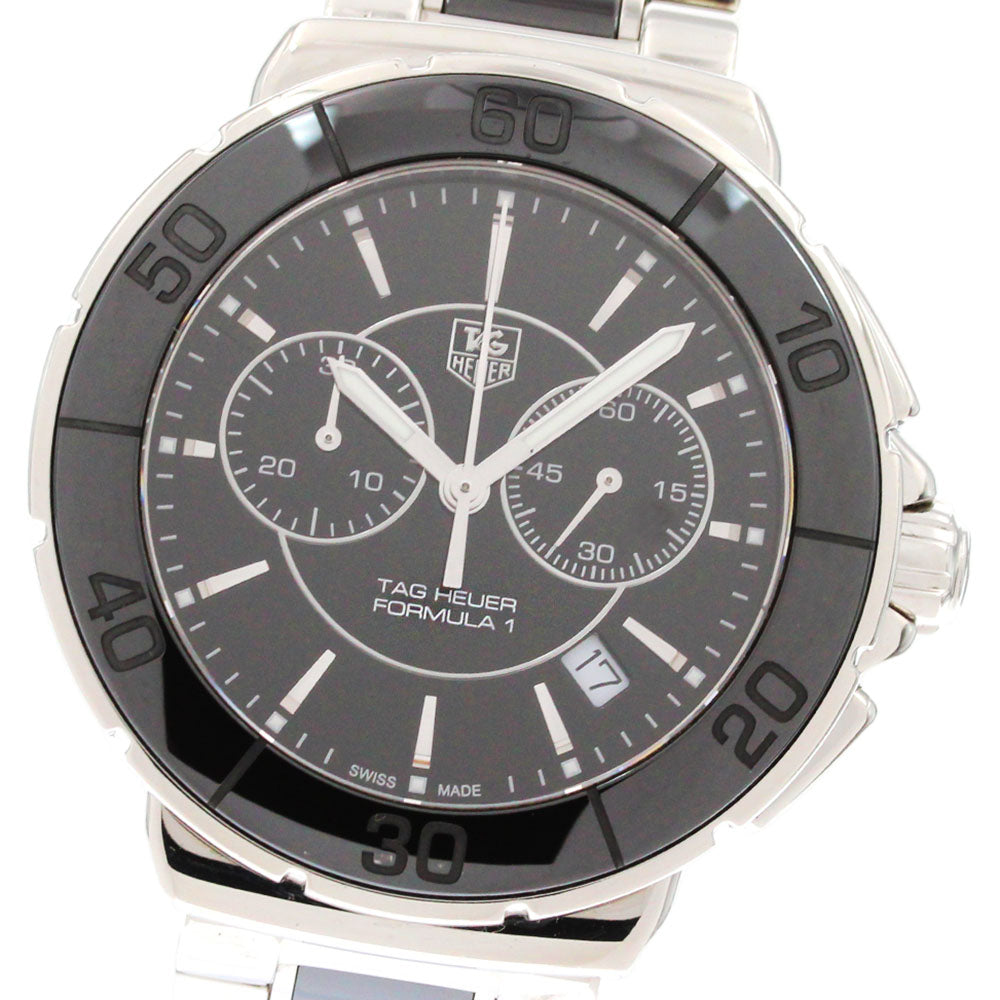 TAG HEUER Formula 1 CAH1210 Chronograph Date black Dial Quartz Men's_862080