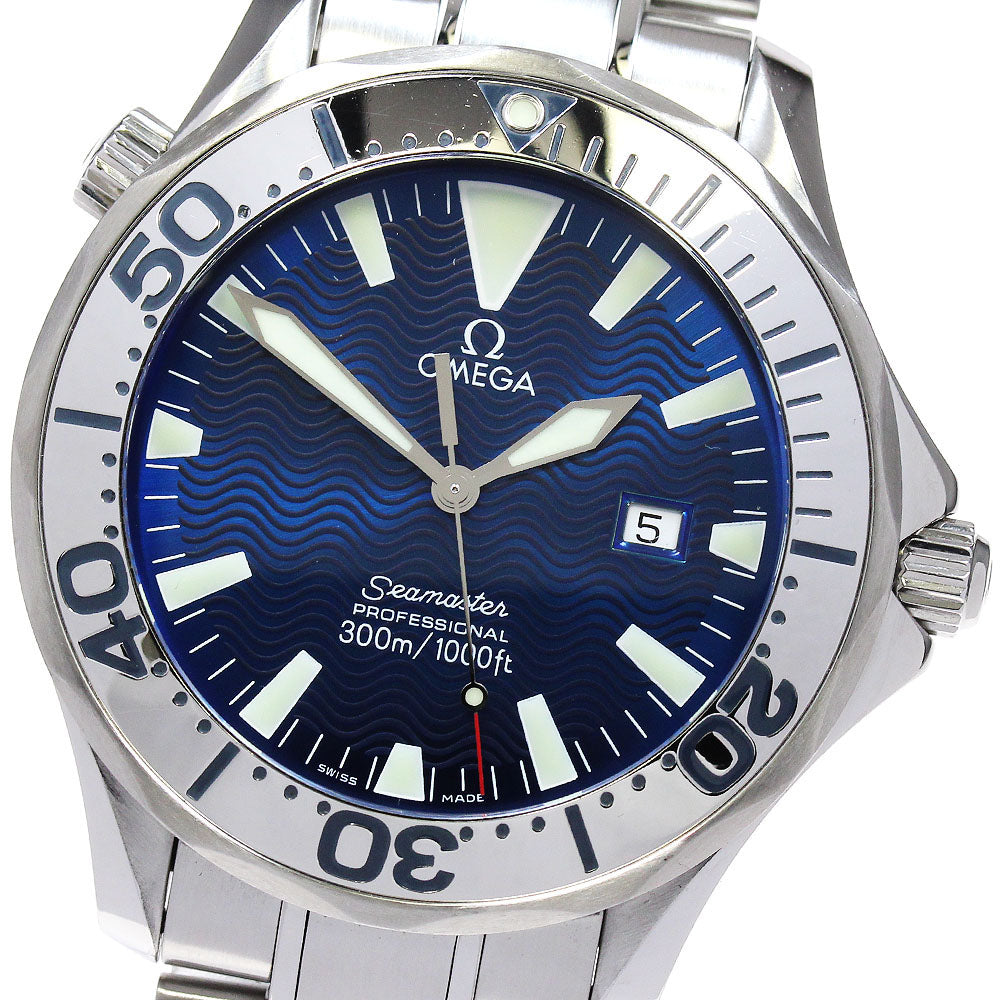 OMEGA Seamaster300 2265-80 Date blue Dial Quartz Men's Watch_862108