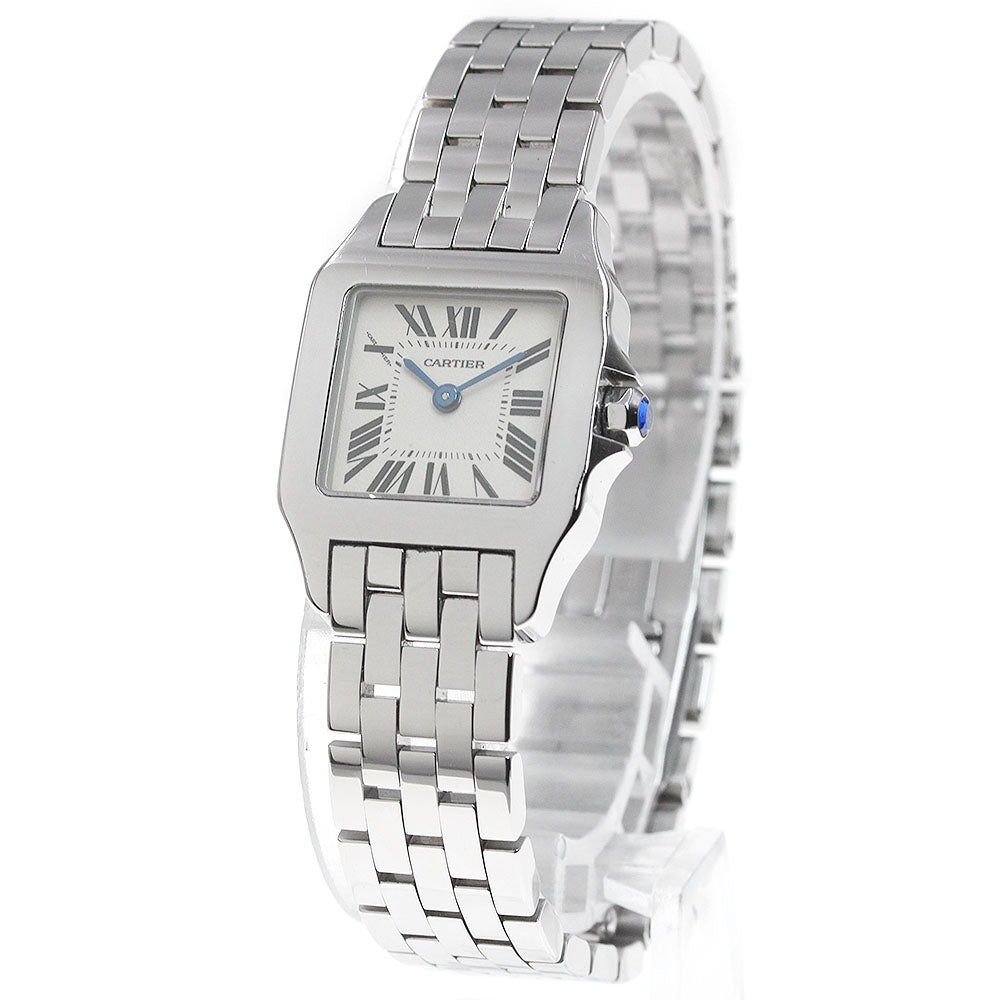 CARTIER Santos de Moiselle SM W25064Z5 beige Dial Quartz Ladies Watch_862110