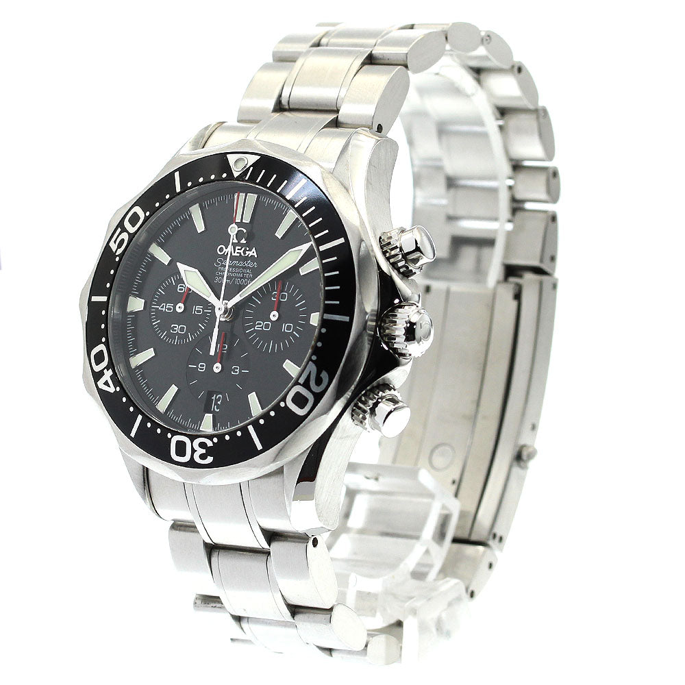 OMEGA Seamaster300 2594.52 Chronograph Date Black Dial Automatic Men's_862118