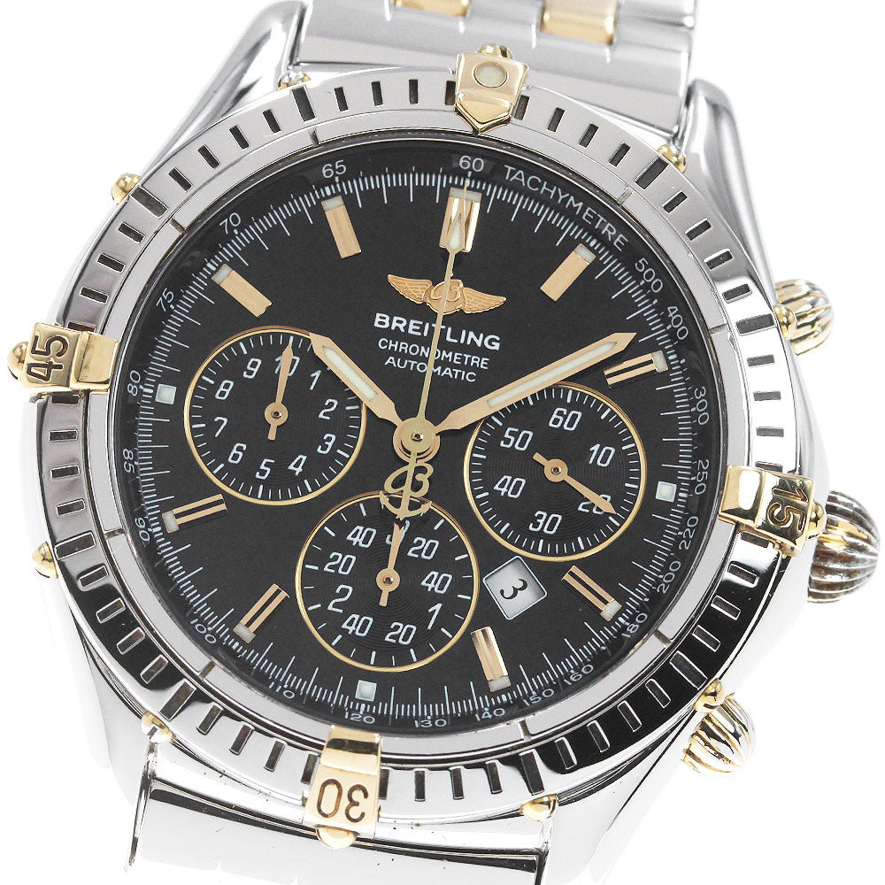 BREITLING Shadow flyback B35313 Chronograph YG2 tone Automatic Men's_862121