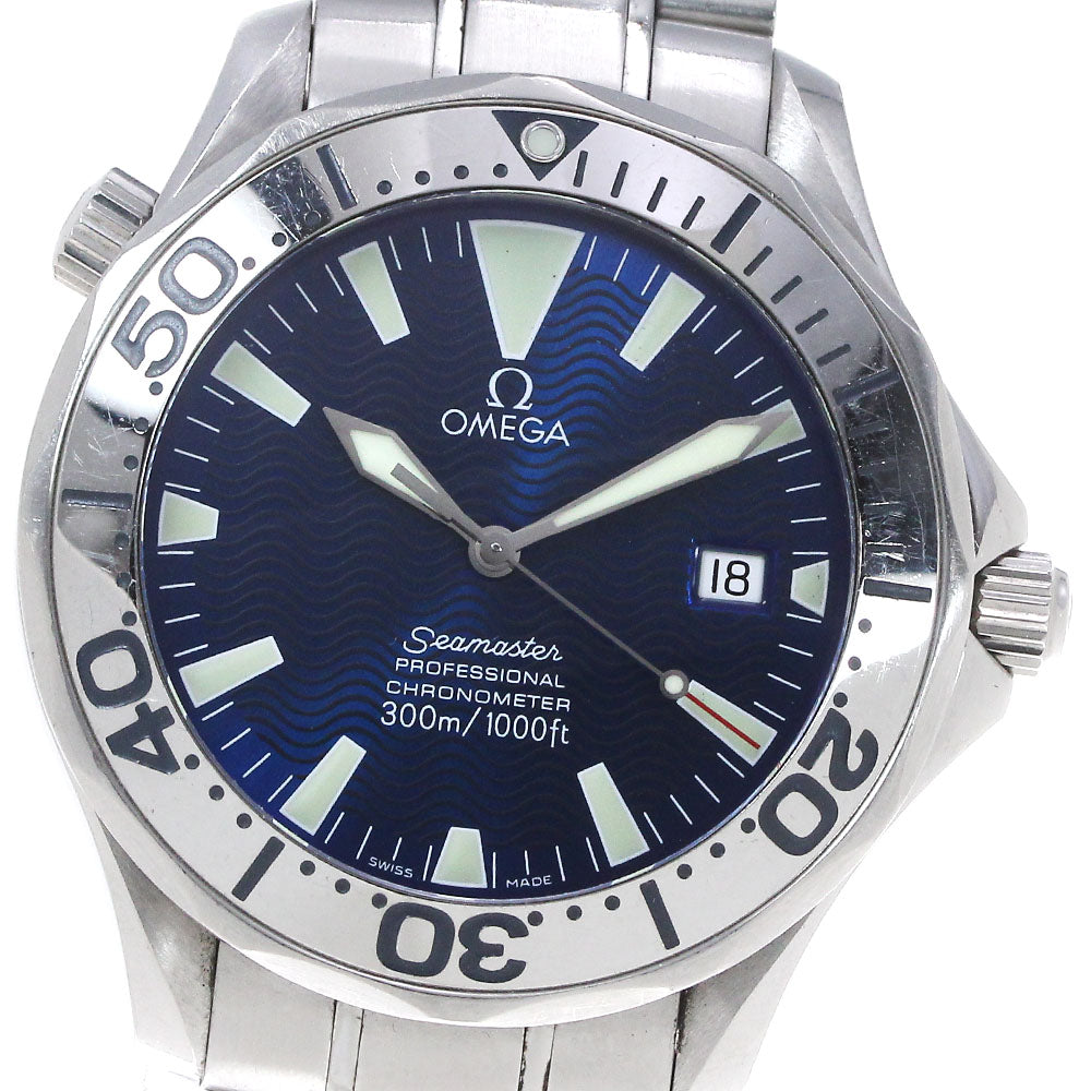 OMEGA Seamaster300 2255.80 Date blue Dial Automatic Men's Watch_862126