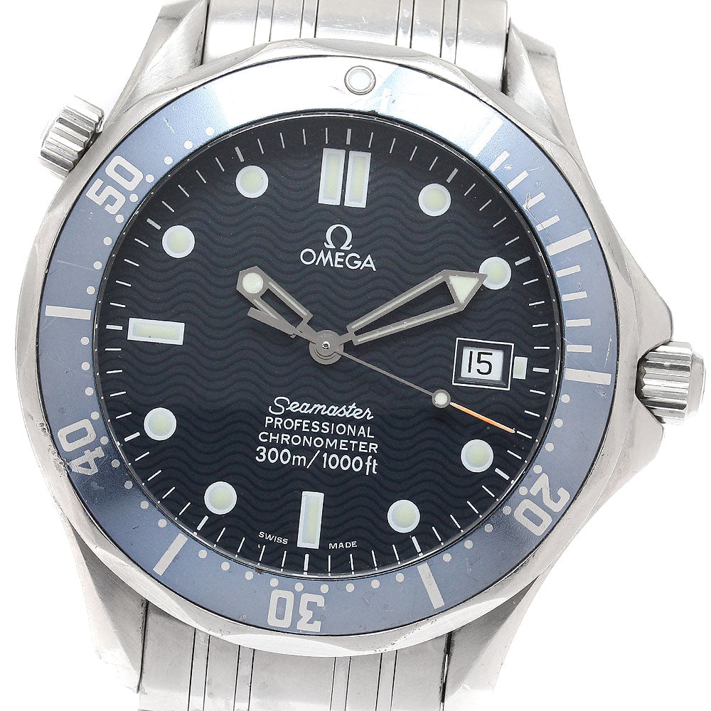 OMEGA Seamaster300 2531.80 Date Navy Dial Automatic Men's Watch_862131