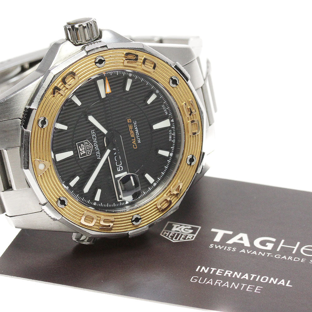 TAG HEUER Aqua Racer Caliber 5 WAJ2150 Date K18PGBezel Automatic Men's_862148