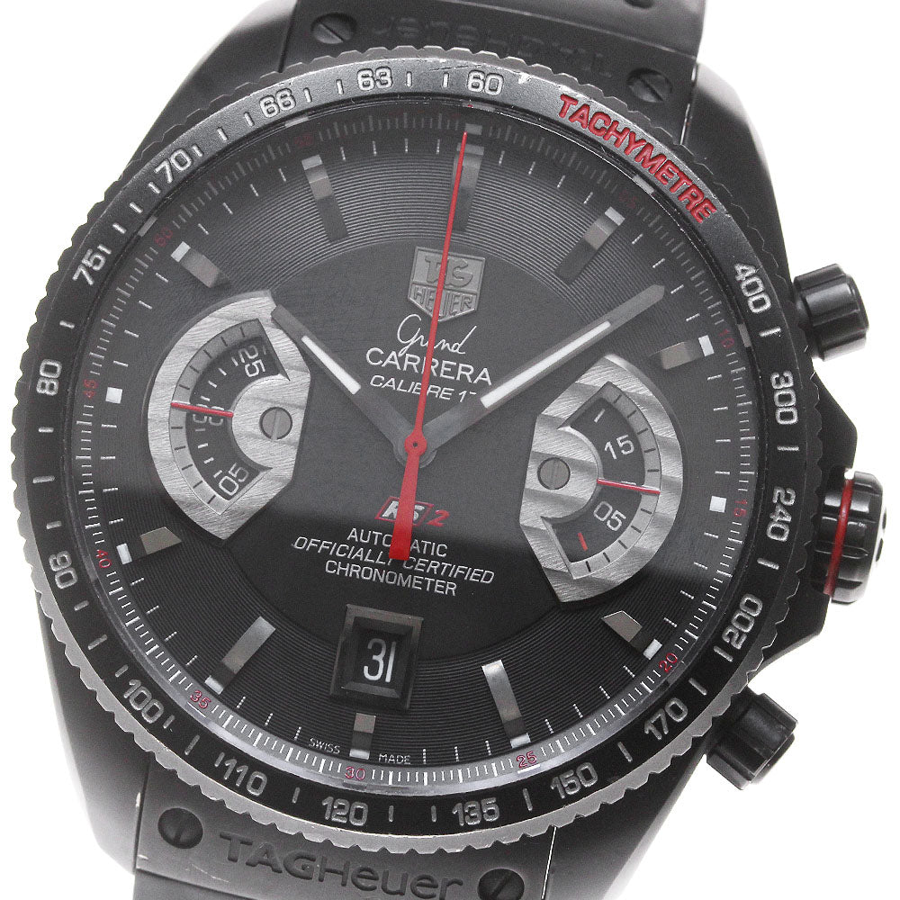 TAG HEUER Grand Carrera RS2 Caliber 17 CAV518B Chronograph black Dial Automatic Men's Watch_862149
