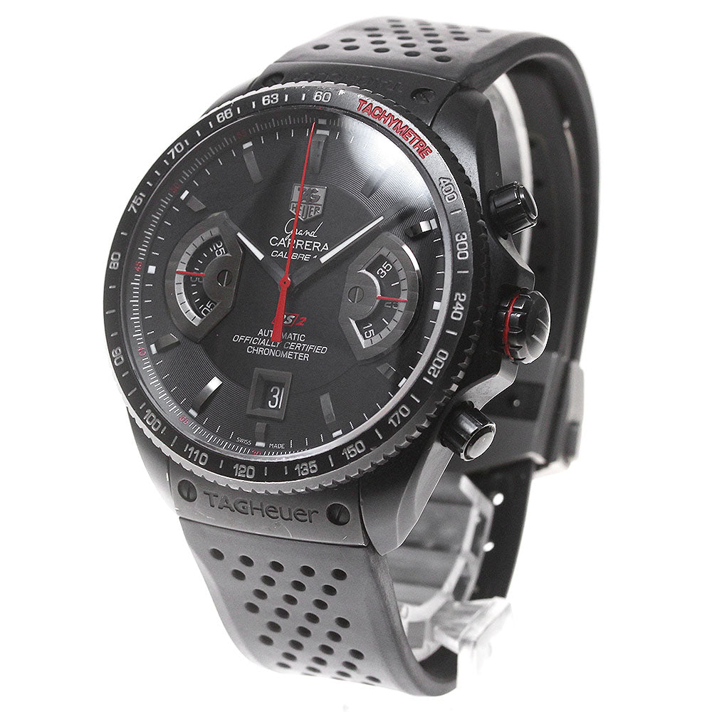TAG HEUER Grand Carrera RS2 Caliber 17 CAV518B Chronograph black Dial Automatic Men's Watch_862149