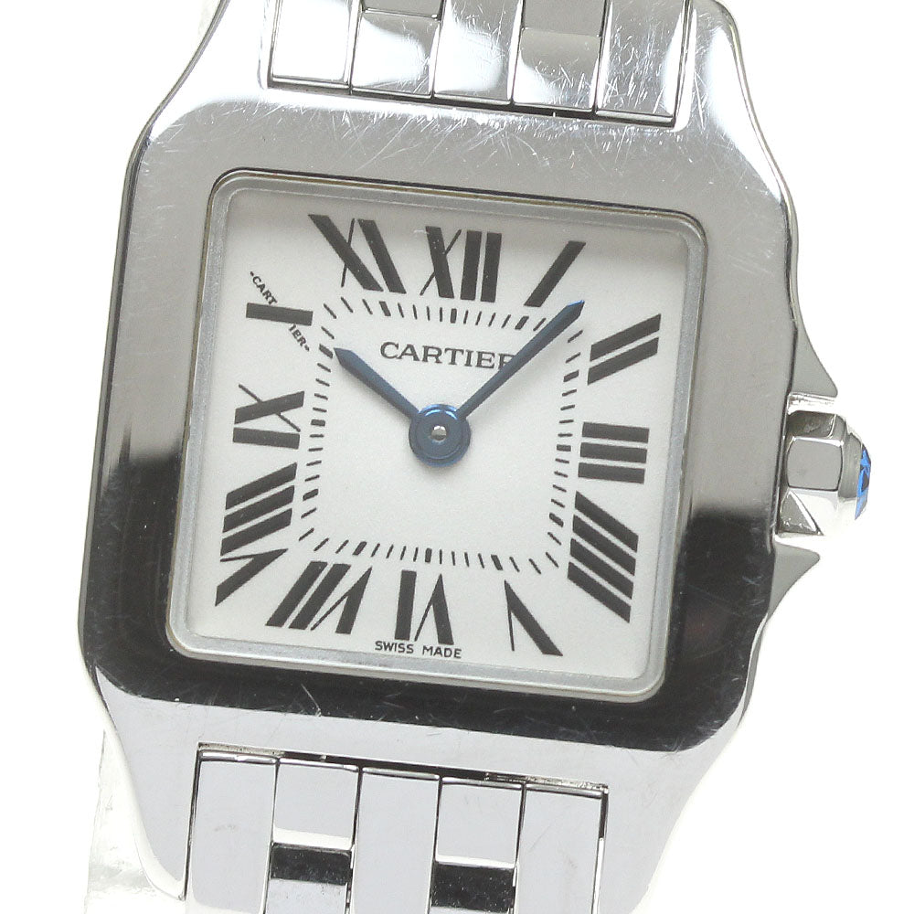 CARTIER Santos de Moiselle SM W25064Z5 beige Dial Quartz Ladies Watch_862159