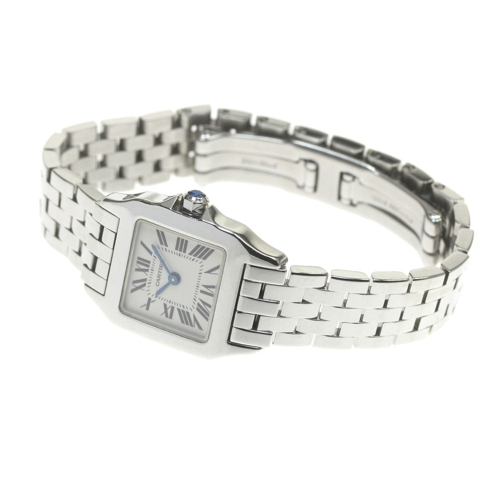 CARTIER Santos de Moiselle SM W25064Z5 beige Dial Quartz Ladies Watch_862159