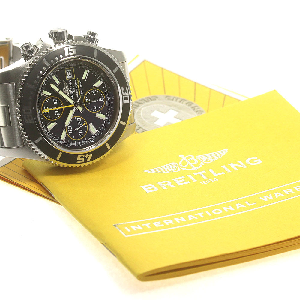 BREITLING Super Ocean A13341 Chronograph black Dial Automatic Men's Watch_862163