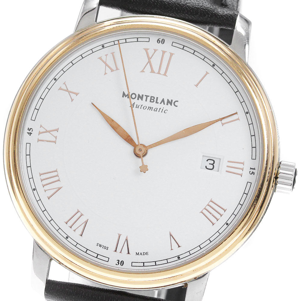MONTBLANC Tradition 114336 Date White Dial Automatic Men's Watch_862176