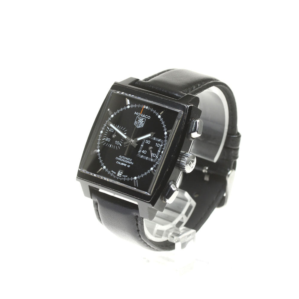 TAG HEUER Monaco CAW211M Chronograph ACM Black Steel Automatic Men's_862195