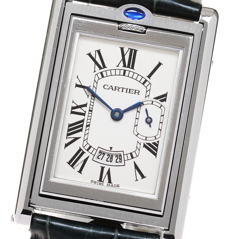 CARTIER Tank Vasculant XL W1016055 beige Dial Quartz Ladies Watch_862218